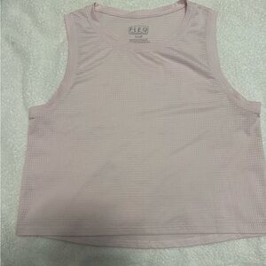 Fleo Pink Sleeveless Crop Tank Top